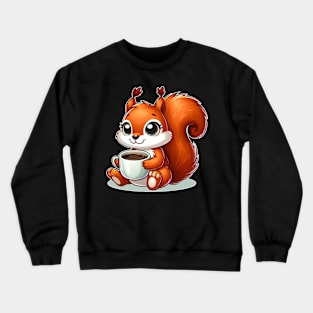 a cute squirrel Crewneck Sweatshirt